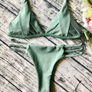 Green bikini